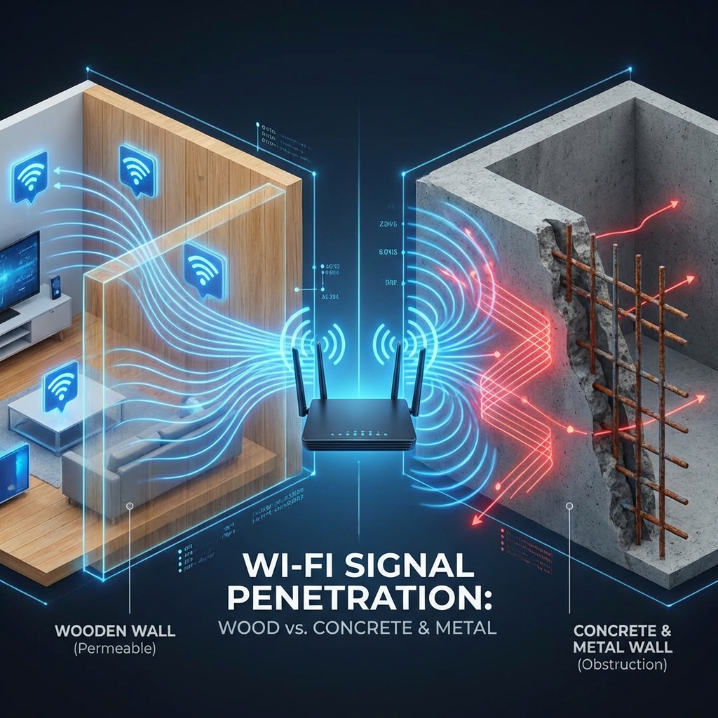Materiales que bloquean WiFi